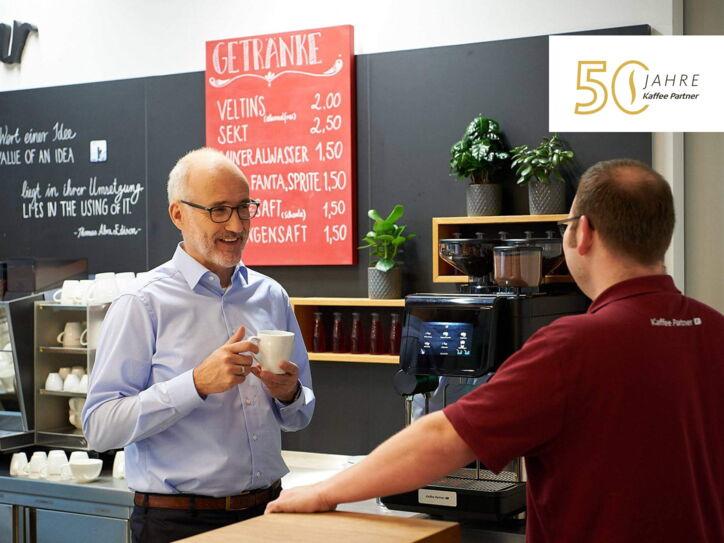 Kaffee Partner's service since 50 years